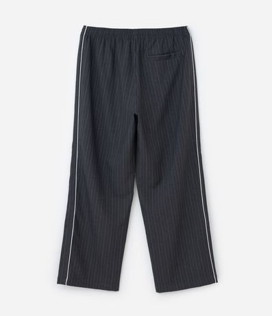 Pantalón Helanca Raya de Tiza con Bordado 6