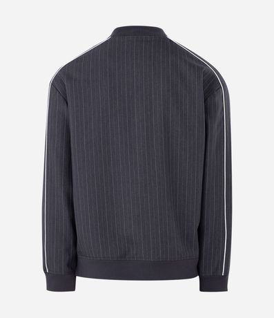 Campera Helanca Raya de Tiza con Bordado 6