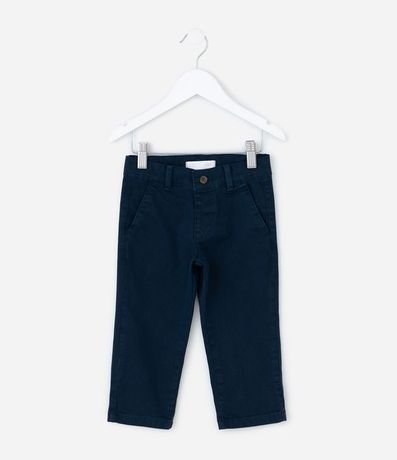 Pantalón Skinny Infantil en Sarga con Bolsillo Cuchillo - Talle 1 a 4 años 2