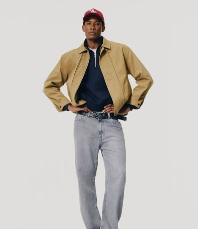 Pantalón  em Jeans Recto Vintage