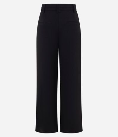 Pantalón Wide Leg Sastrería con Trabillas en la Cintura 6
