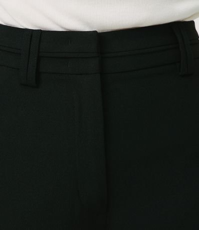 Pantalón Wide Leg Sastrería con Trabillas en la Cintura 3