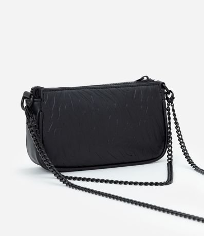 Cartera Transversal Pequeña en PU con Textura Marcante 3