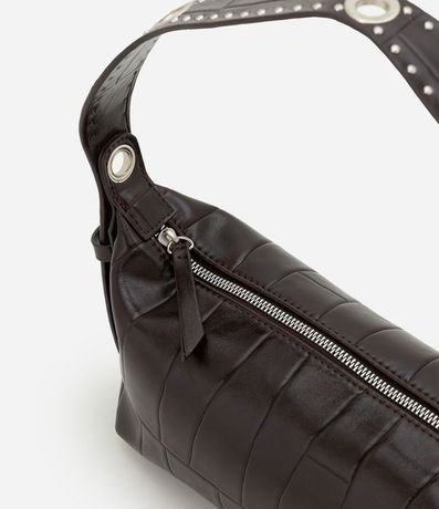 Bolsillo Baguette Texturizada con Metales 4