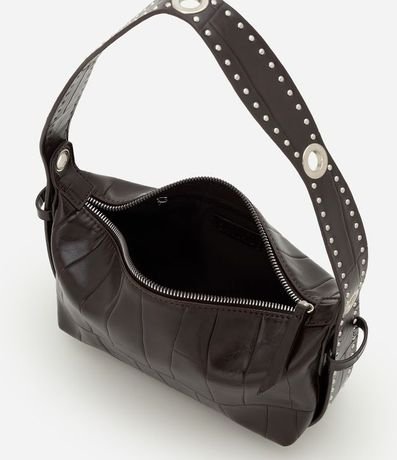 Bolsillo Baguette Texturizada con Metales 5
