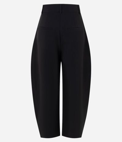 Pantalón Barrel sastrería en Crepé con Bolsillos traseros 2