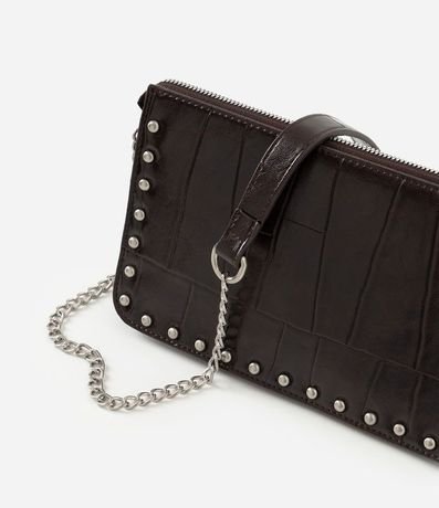 Cartera Transversal Texturizada con Metales Níquel 5
