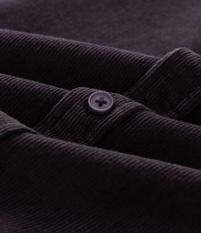 Camisa en Terciopelo con Bolsillos Delanteros 3