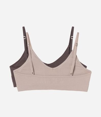 Kit de Soutiens Femeninos Seamless en Poliamida 2