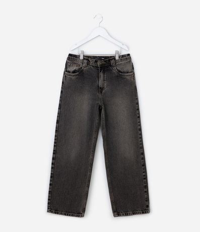 Pantalón Recto Infantil en Jeans con lavado Diferenciada – Talle 7 a 14 años 2