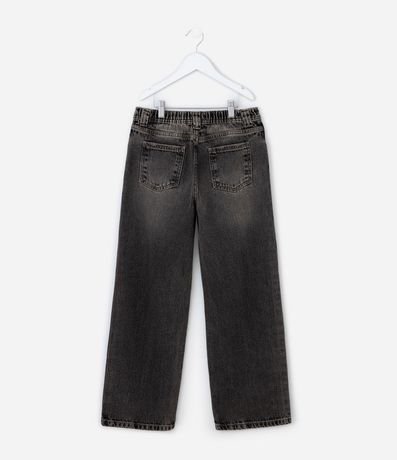 Pantalón Recto Infantil en Jeans con lavado Diferenciada – Talle 7 a 14 años 3