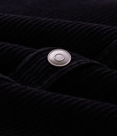 Camisa en Terciopelo con Bolsillo en el Pecho y Abotonado 8