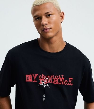 Remera Boxy en Algodón con Estampado My Chemical Romance 4