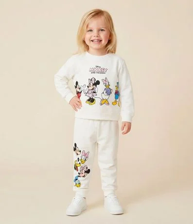 Conjunto Infantil Algodón Minnie y Amigos - Talle 1 a 6 años