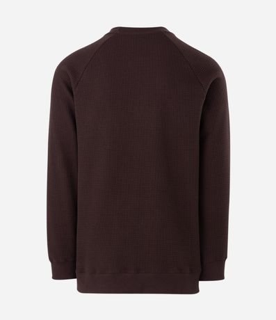 Buzo Masculino Waffle en Algodón con Cuello Redondo 6