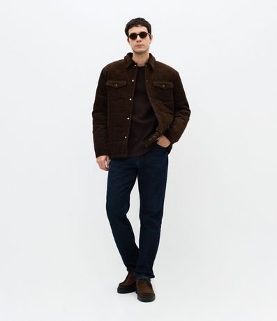 Buzo Masculino Waffle en Algodón con Cuello Redondo 2