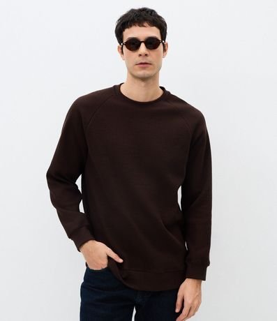 Buzo Masculino Waffle en Algodón con Cuello Redondo 4