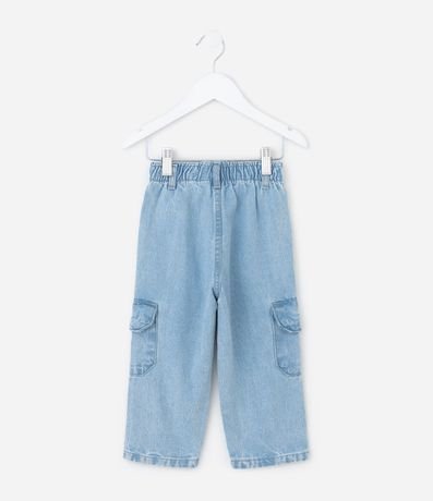 Pantalón Infantil en Jeans con Bolsillos Cargo – Talle 1 a 5/6 años 2