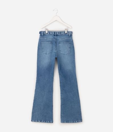 Pantalón Infantil Jeans Flare con Cinturón - Talle 5 a 16 años 2