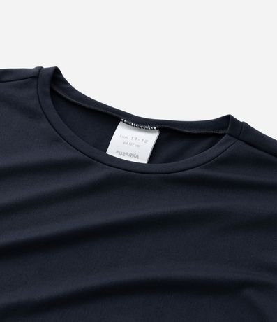 Remera Infantil Baby Look en Poliamida con Frunce Lateral – Talle 5 a 14 años 5