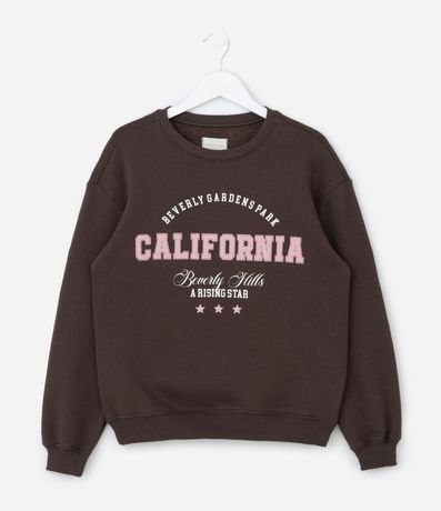 Saco Infantil Relaxed con Lettering California – Talle 5 a 16 años