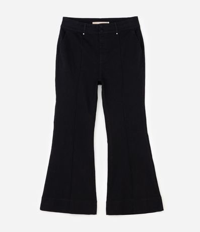 Pantalón de Jean Flare con Detalle en Brillo Curve & Plus Size 6