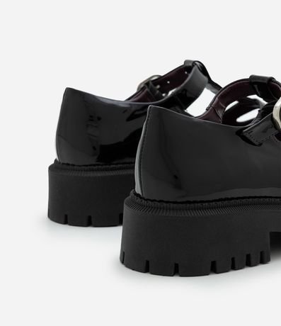 Mocasín Mary Jane en PU con Suela Track 5