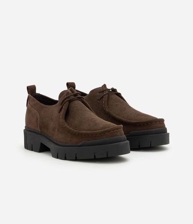 Zapato Moc Toe en Cuero con Suela Track 3