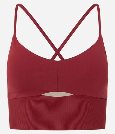 Top Deportivo en Poliamida con Copa y Detalle Cutout en el Busto 5