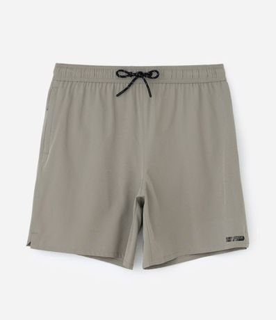 Bermuda Deportiva con Cordón Contrastante y Bolsillo 5