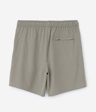 Bermuda Deportiva con Cordón Contrastante y Bolsillo 6