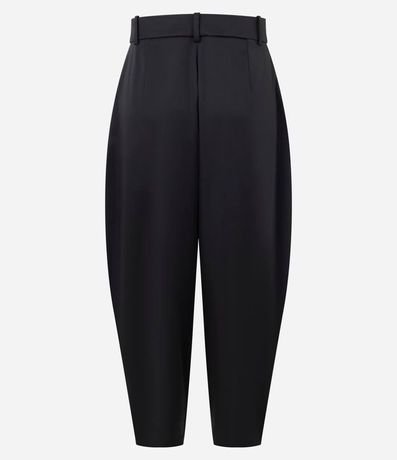Pantalón Wide Leg Satinada con Trabillas en la Cintura 6