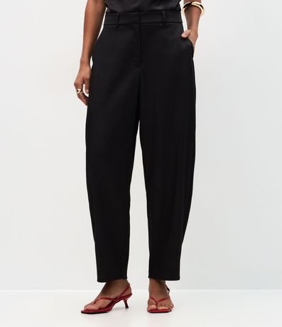 Pantalón Wide Leg Satinada con Trabillas en la Cintura 3