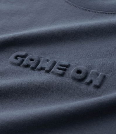 Remera Infantil en Algodón con Lettering Embossed – Talle 5 a 14 años 5