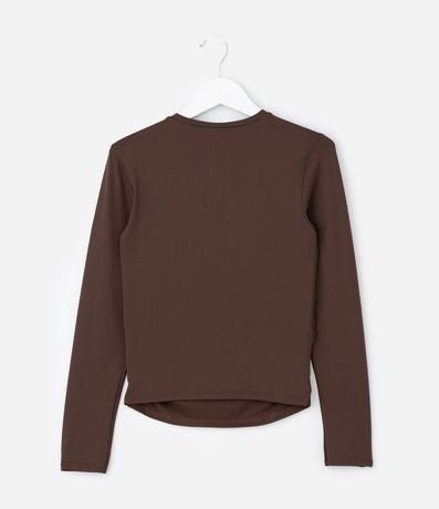 Remera Infantil Baby Look en Poliamida con Frunce Lateral – Talle 5 a 14 años 3
