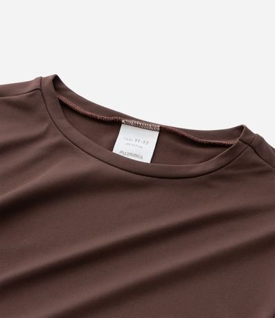 Remera Infantil Baby Look en Poliamida con Frunce Lateral – Talle 5 a 14 años 4