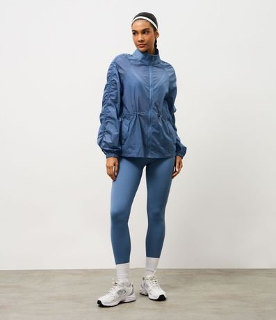 Campera Parka Deportiva con Fruncido Lateral 3