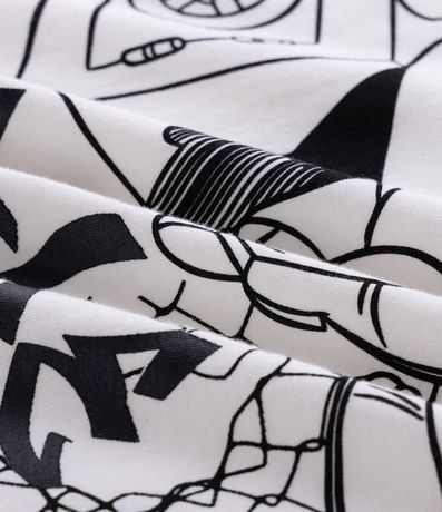 Remera Relaxed Manga Corta en Algodón Hermano Metralla 7