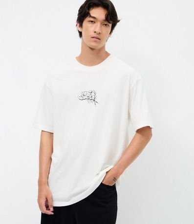 Remera Relaxed Manga Corta en Algodón Hermano Metralla