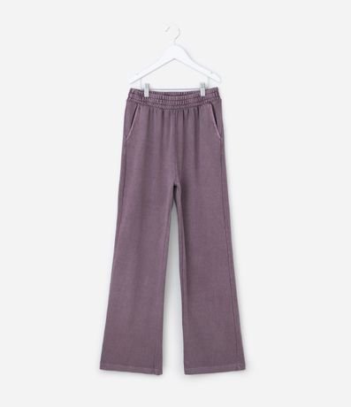Pantalón Infantil en Algodón con Felpa Lavado – Talle 7 a 14 años