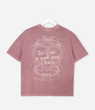 Remera Over Infantil con Lettering Mini Pretty – Talle 7 a 14 años 2