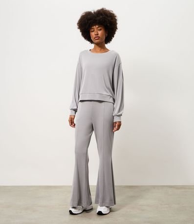 Pantalón Flare Deportiva en Microfibra 5