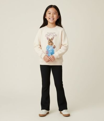 Pantalón Infantil Bailarina en Rib – Talle 5 a 14 años