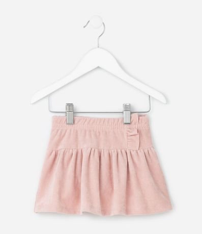 Pollera Infantil Evasê en Terciopelo Cotelê  – Talle 1 a 6 años 2