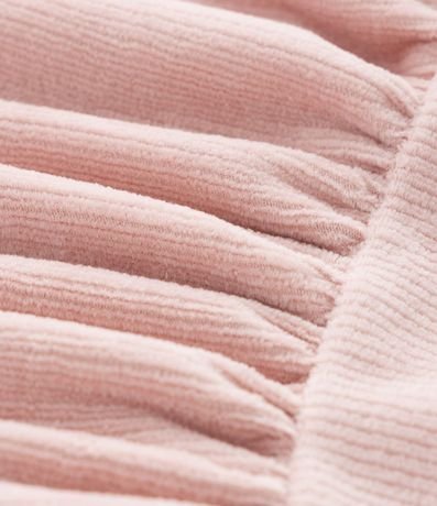 Pollera Infantil Evasê en Terciopelo Cotelê  – Talle 1 a 6 años 4