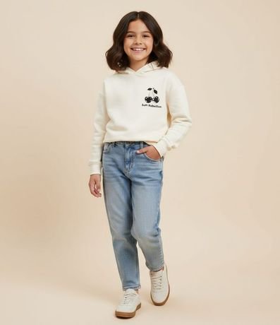 Buzo Infantil Oversized con Estampa de Cereza – Talle 7 a 16 años