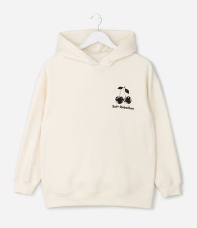 Buzo Infantil Oversized con Estampa de Cereza – Talle 7 a 16 años 2