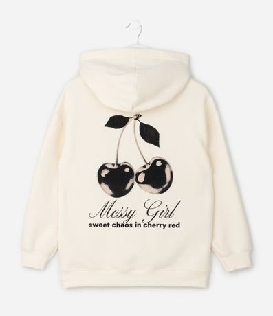 Buzo Infantil Oversized con Estampa de Cereza – Talle 7 a 16 años 3