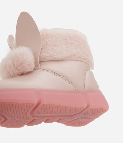 Bota Infantil con Orejas de Conejo y Suela con LED – Talle 20 a 27 4