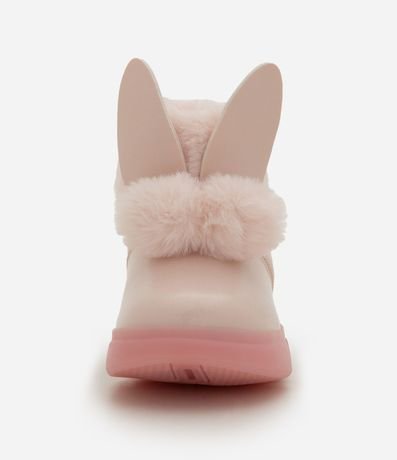 Bota Infantil con Orejas de Conejo y Suela con LED – Talle 20 a 27 5